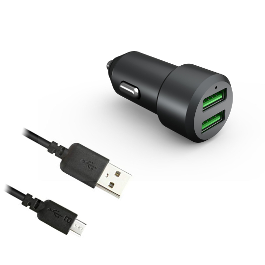 XPLORE brzi auto punjac XP243 / USB+micro USB